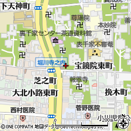 京都府京都市上京区百々町周辺の地図