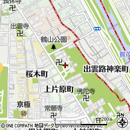 京都府京都市上京区鶴山町周辺の地図