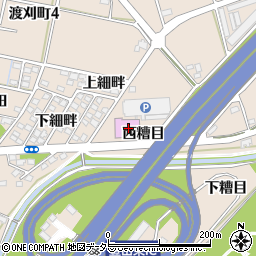 愛知県豊田市渡刈町西糟目77周辺の地図