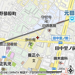 里の前ハイツ南棟周辺の地図