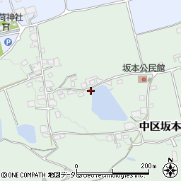 兵庫県多可郡多可町中区坂本452周辺の地図