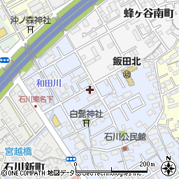 静岡県静岡市清水区石川本町周辺の地図