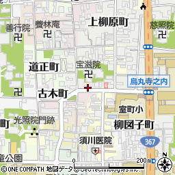京都府京都市上京区納屋町周辺の地図