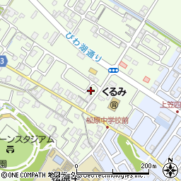 滋賀県草津市下笠町330周辺の地図