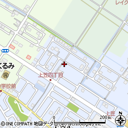 滋賀県草津市上笠4丁目22-50周辺の地図