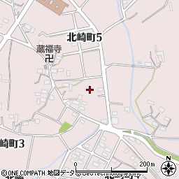 愛知県大府市北崎町周辺の地図