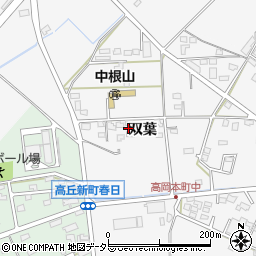愛知県豊田市高岡本町双葉周辺の地図