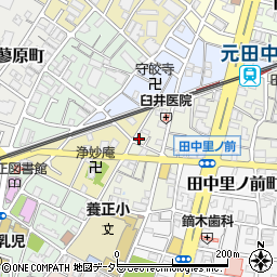 京都府京都市左京区田中野神町2-3周辺の地図