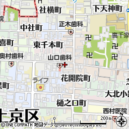 京都府京都市上京区花開院町108周辺の地図