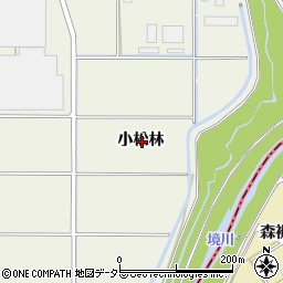 愛知県豊明市栄町小松林周辺の地図
