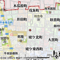 京都府京都市上京区新猪熊東町367周辺の地図