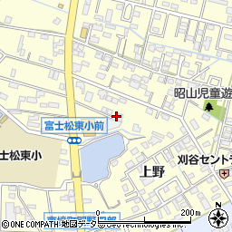 愛知県刈谷市東境町上野8周辺の地図