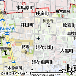 京都府京都市上京区新猪熊東町365周辺の地図