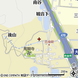 京都府亀岡市大井町北金岐観音下32周辺の地図