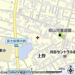 愛知県刈谷市東境町上野13周辺の地図