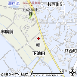 愛知県大府市共和町峠周辺の地図