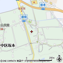 兵庫県多可郡多可町中区坂本85周辺の地図