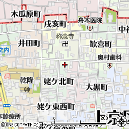 京都府京都市上京区新猪熊東町344周辺の地図