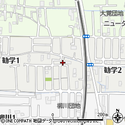 滋賀県大津市勧学周辺の地図