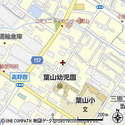 滋賀県栗東市高野578-1周辺の地図