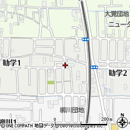 滋賀県大津市勧学周辺の地図