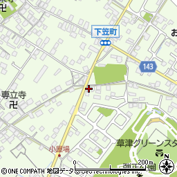 滋賀県草津市下笠町849-1周辺の地図