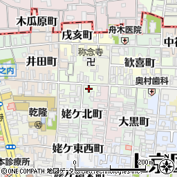 京都府京都市上京区新猪熊東町346周辺の地図