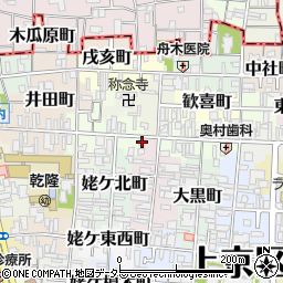 京都府京都市上京区新猪熊東町336周辺の地図