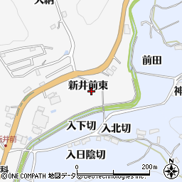 愛知県豊田市大沼町新井前東周辺の地図