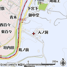 愛知県岡崎市宮石町道ケ入周辺の地図