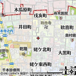 京都府京都市上京区新猪熊東町357周辺の地図