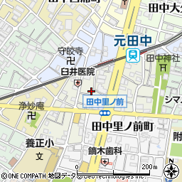 京都府京都市左京区田中野神町22-2周辺の地図