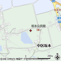 兵庫県多可郡多可町中区坂本251周辺の地図