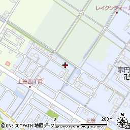 滋賀県草津市上笠4丁目22-37周辺の地図