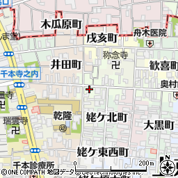 京都府京都市上京区新猪熊東町369周辺の地図