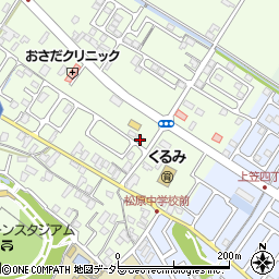 滋賀県草津市下笠町332-2周辺の地図