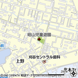 昭山児童遊園周辺の地図