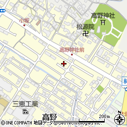 滋賀県栗東市高野494-8周辺の地図