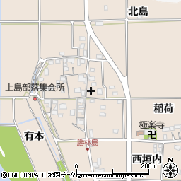 京都府亀岡市河原林町勝林島内垣地12周辺の地図