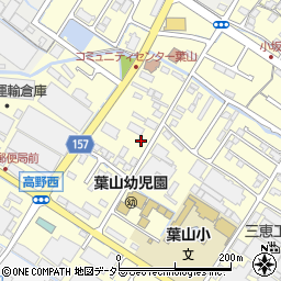 滋賀県栗東市高野578-4周辺の地図