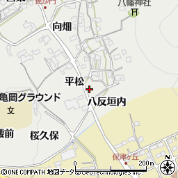 京都府亀岡市千歳町毘沙門平松24周辺の地図
