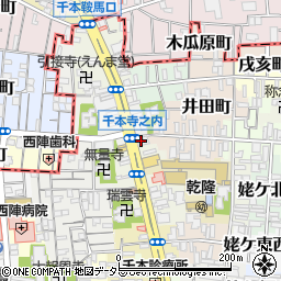 京都府京都市上京区西五辻北町455-2周辺の地図