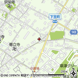 滋賀県草津市下笠町857周辺の地図