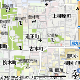 京都府京都市上京区道正町465周辺の地図