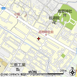 滋賀県栗東市高野494-10周辺の地図
