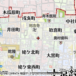京都府京都市上京区新猪熊東町337周辺の地図