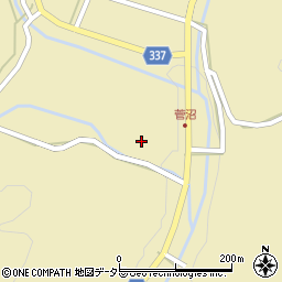 愛知県新城市作手菅沼（経蔵）周辺の地図