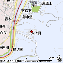 愛知県岡崎市宮石町入ノ洞周辺の地図