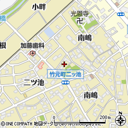 愛知県豊田市竹元町清水ノ上周辺の地図