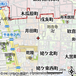 京都府京都市上京区新猪熊東町373周辺の地図
